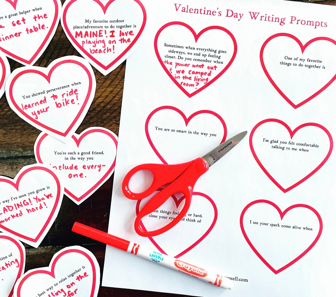 CONNECT This Valentine's Day! Writing Prompts To Make It Easy!