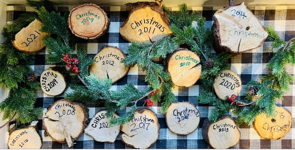 Tuesday Traditions - Dated Tree Slivers